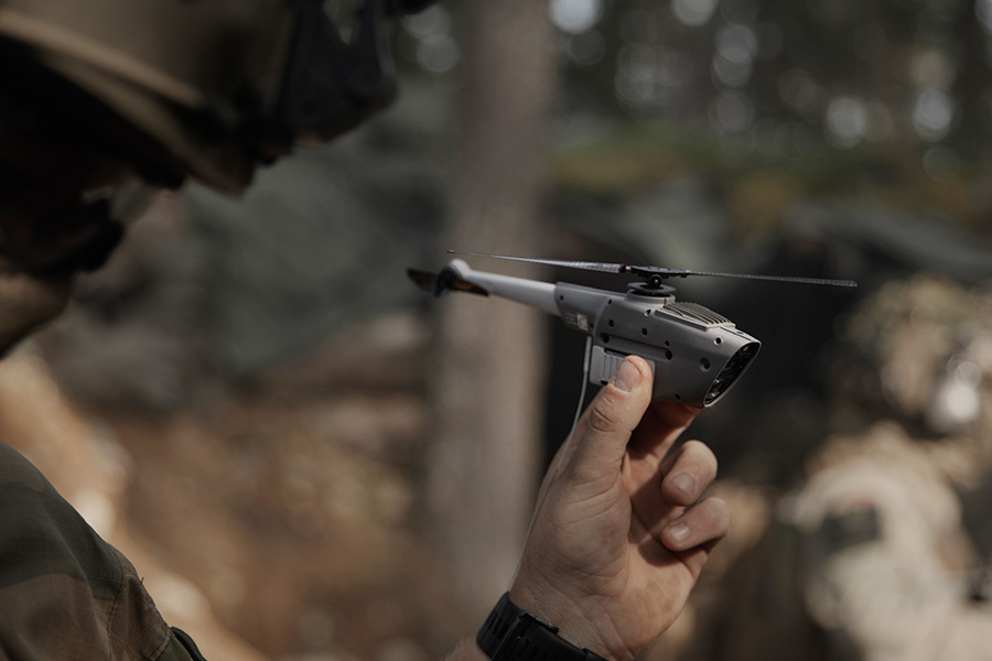 Nano Drohne PD 100 der Fa. Teledyne FLIR LLC. Fotos: Fa. Teledyne FLIR LLC