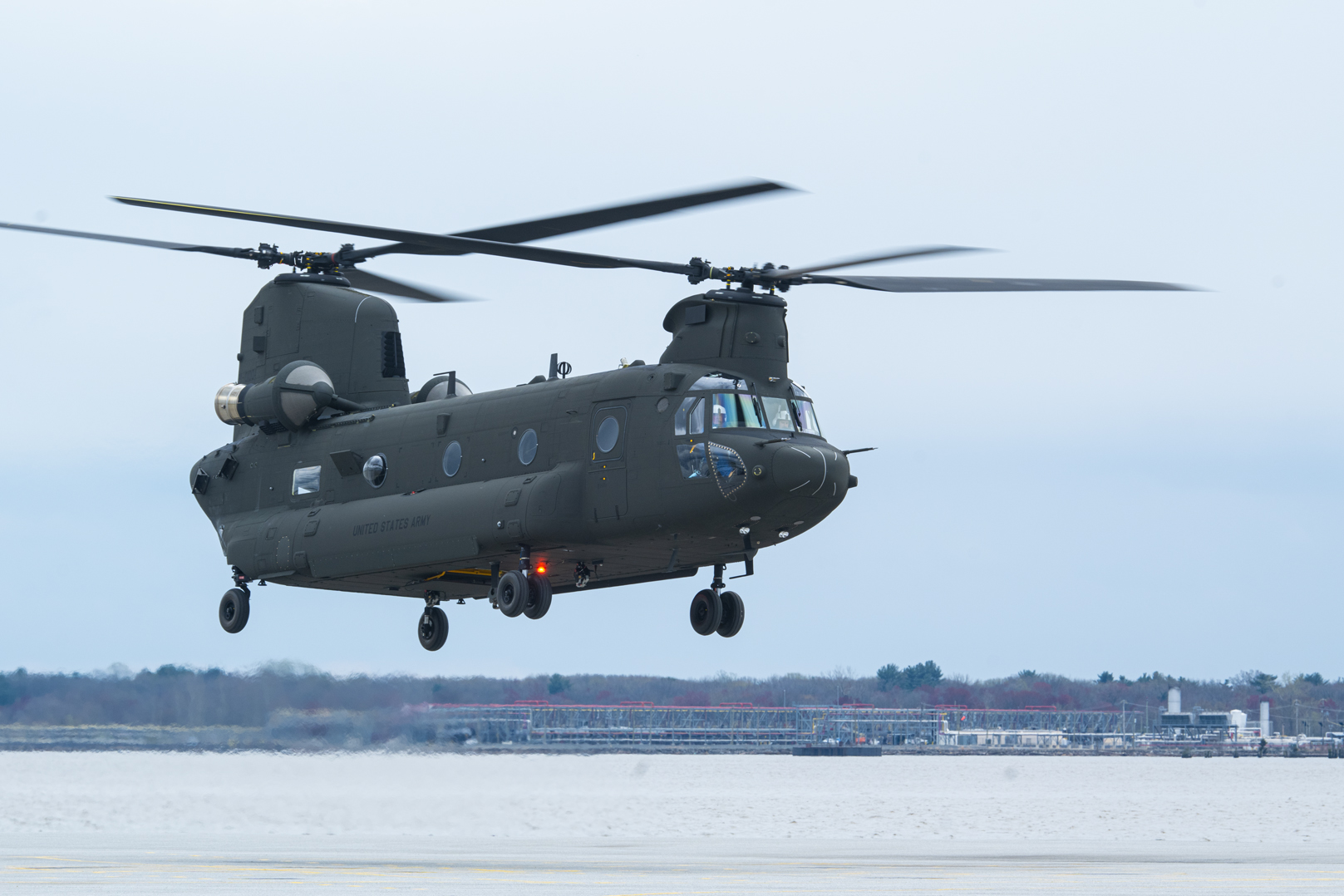 Flug der ersten CH-47F Block II der U.S. Army.
