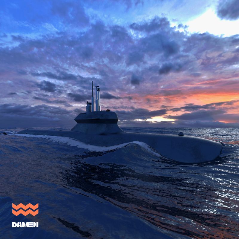 Damen und Saab liefern C-71 U-Boote aus.