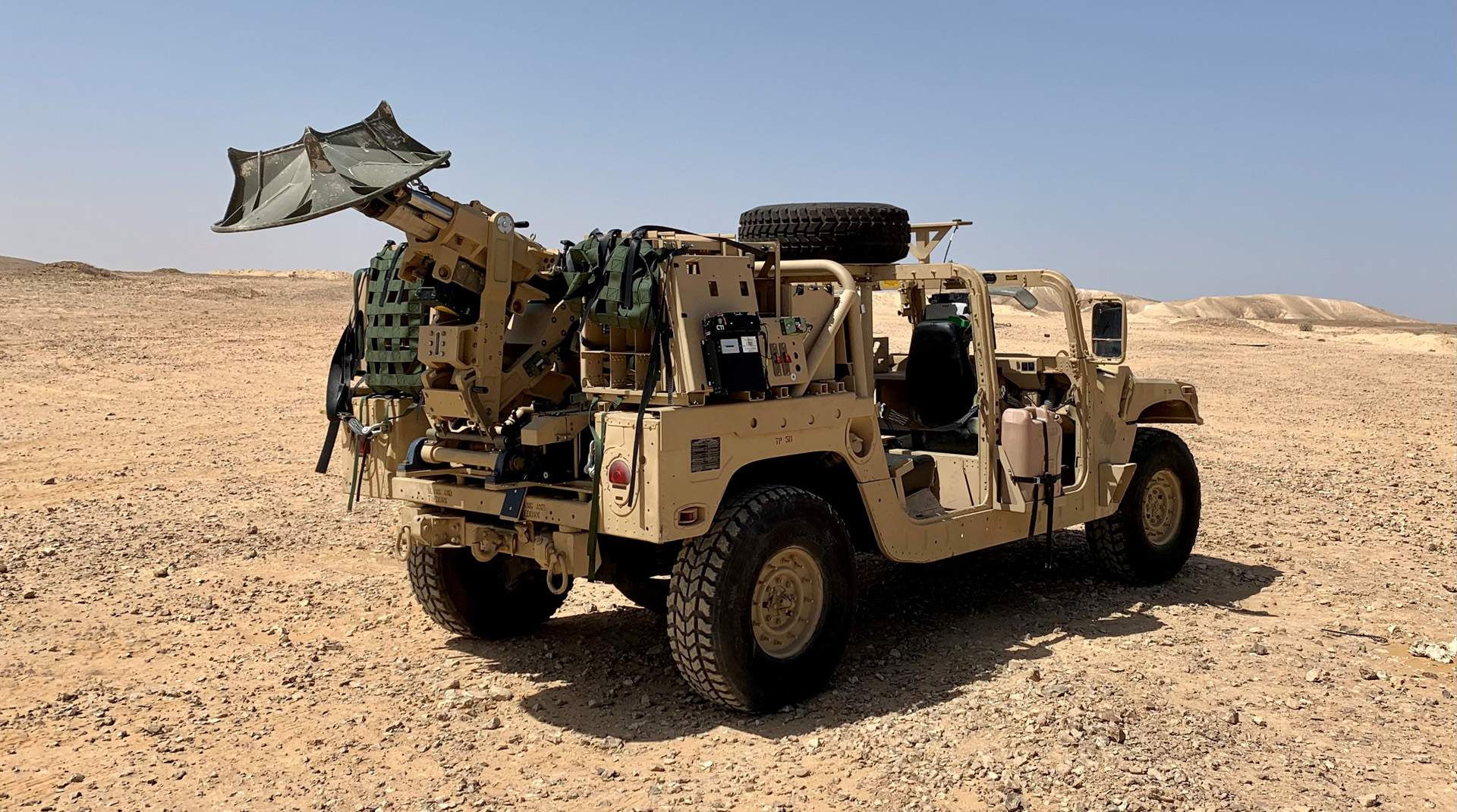 Das israelische Mörsersystem Sling von Elbit Systems.