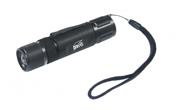 3-C-LED-Handlampe. (Foto- SETO)