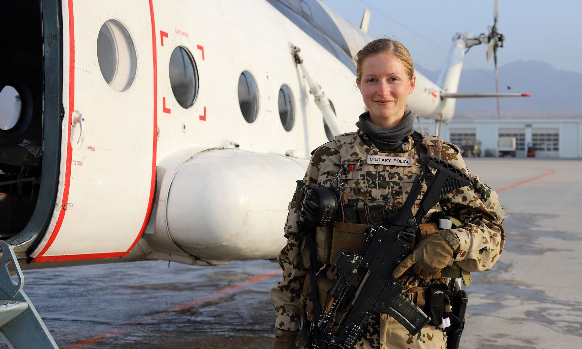 Luftsicherheitsfeldjäger bei der multinationalen MISSION RESOLUTE SUPPORT. Foto: Bundeswehr / Johanna Hagn