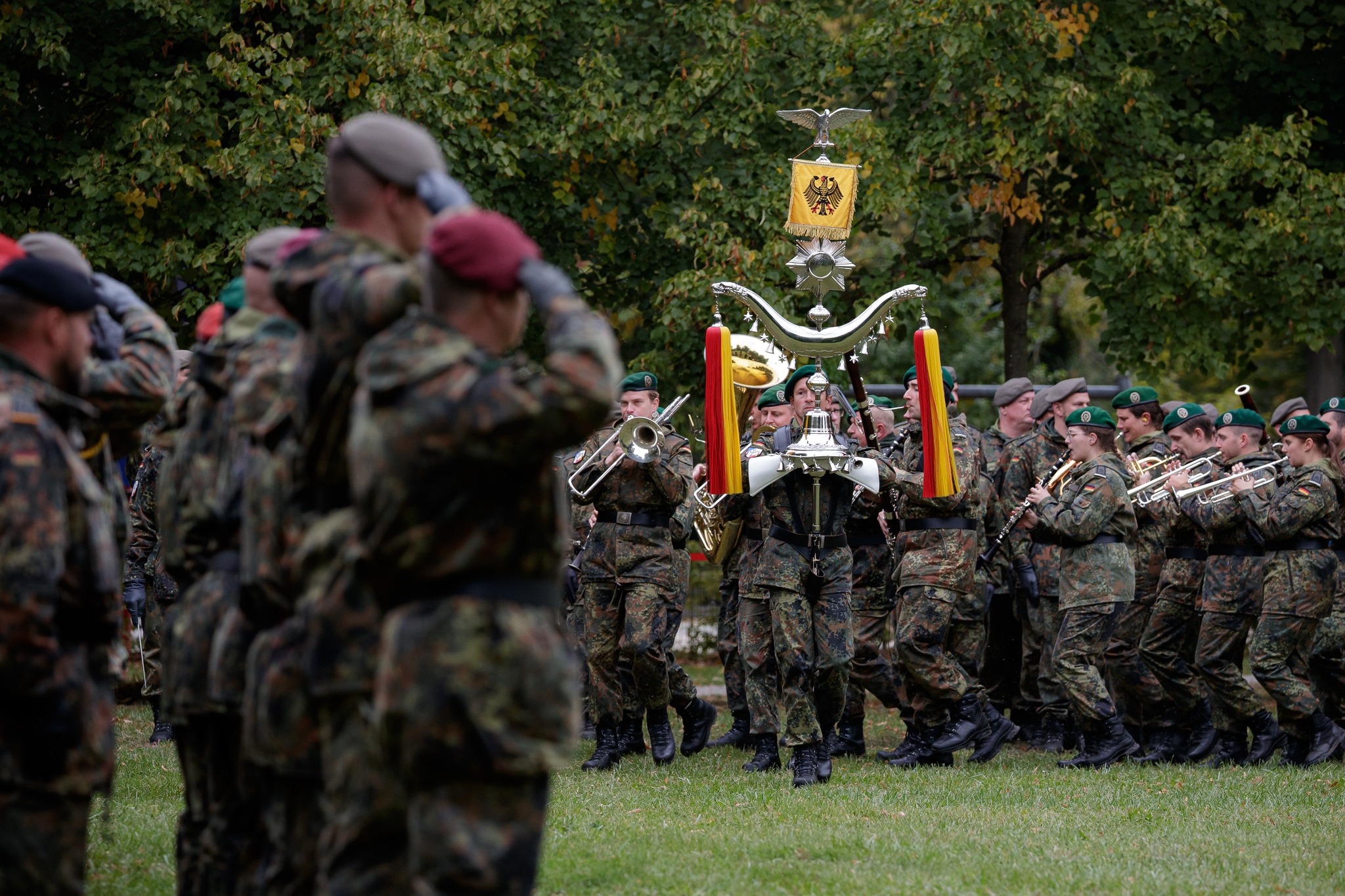 Aufstellungsappell des Heimschutzregimentes 6 in Möckern am 01. Oktober 2025