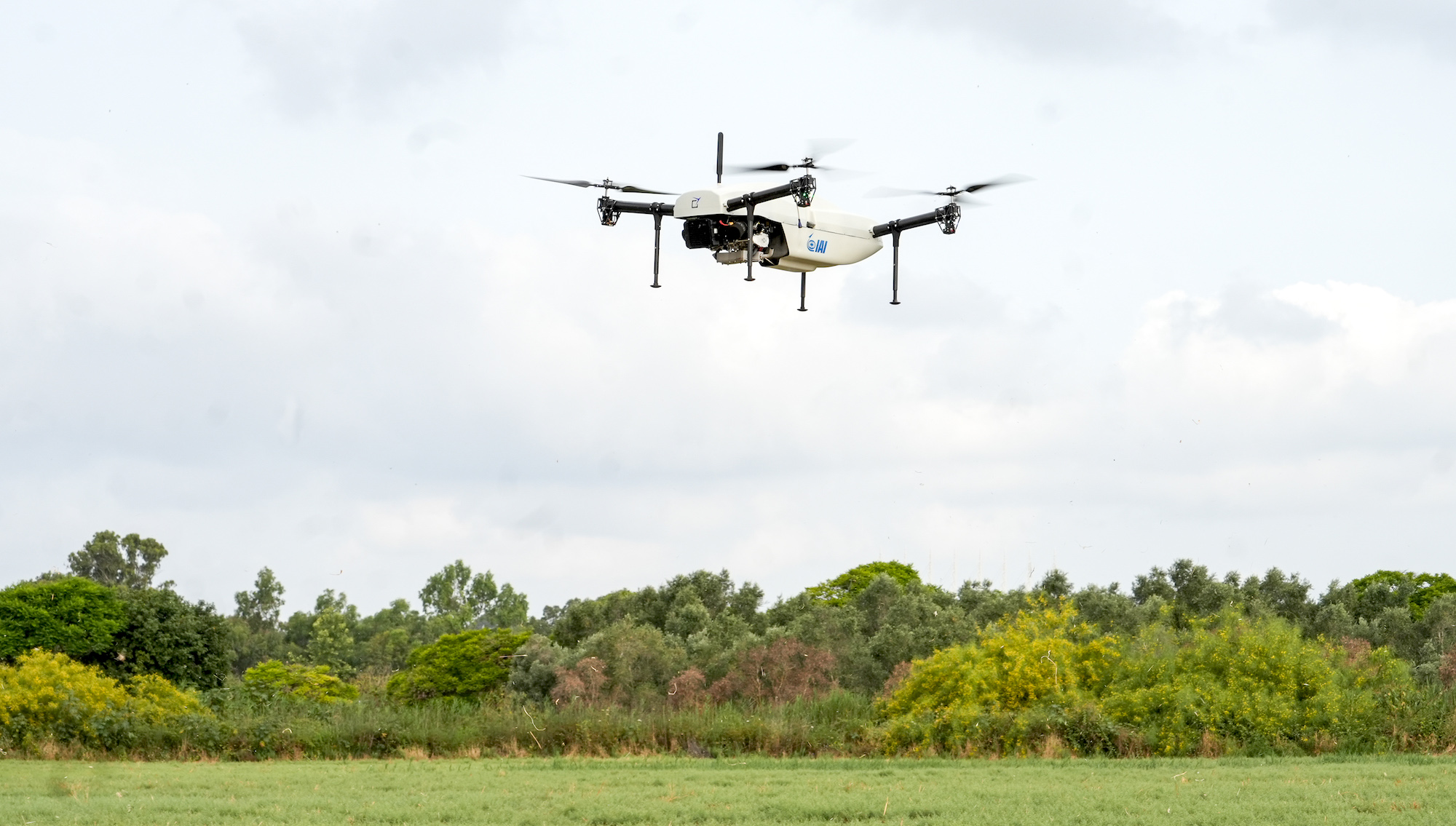 Der Quadrocopter APUS 25 von IAI.