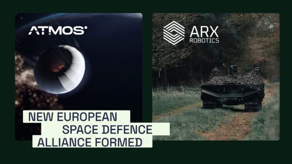 ATMOS und ARX Robotics gründen die Space Defence Alliance zur Entwicklung der weltweit ersten Orbit-to-Ground-Deployment-Plattform für die Nutzung vom Weltraum.
