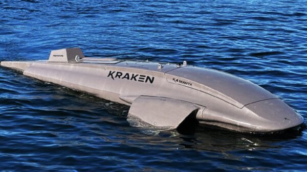 Kraken Technology – mit Produkten wie der hier abgebildeten Überwasserdrohne K4 Manta – ist jetzt Teil der UXS Alliance.