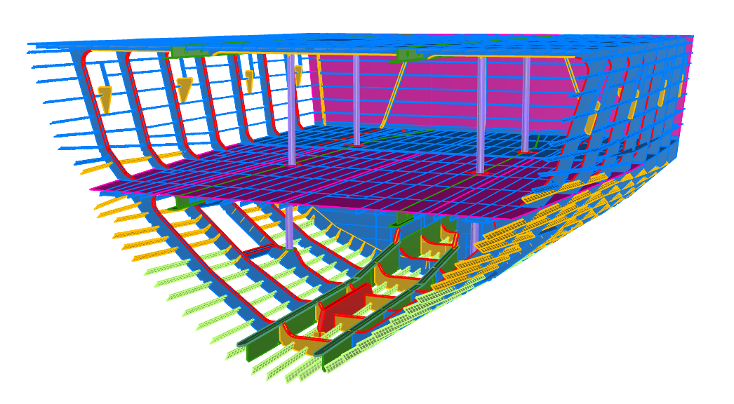 3D-Illustration des Rumpfes
