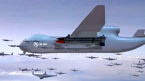 Das Jiu Tian SS-UAV ist in der Größe vergleichbar mit der MQ-9 Reaper und der RQ-4 Global Hawk aus den USA, soll aber nicht nur für Präzisionsschläge sondern auch für den Einsatz von Drohnenschwärme genutzt werden. (Bildquelle- CCTV)