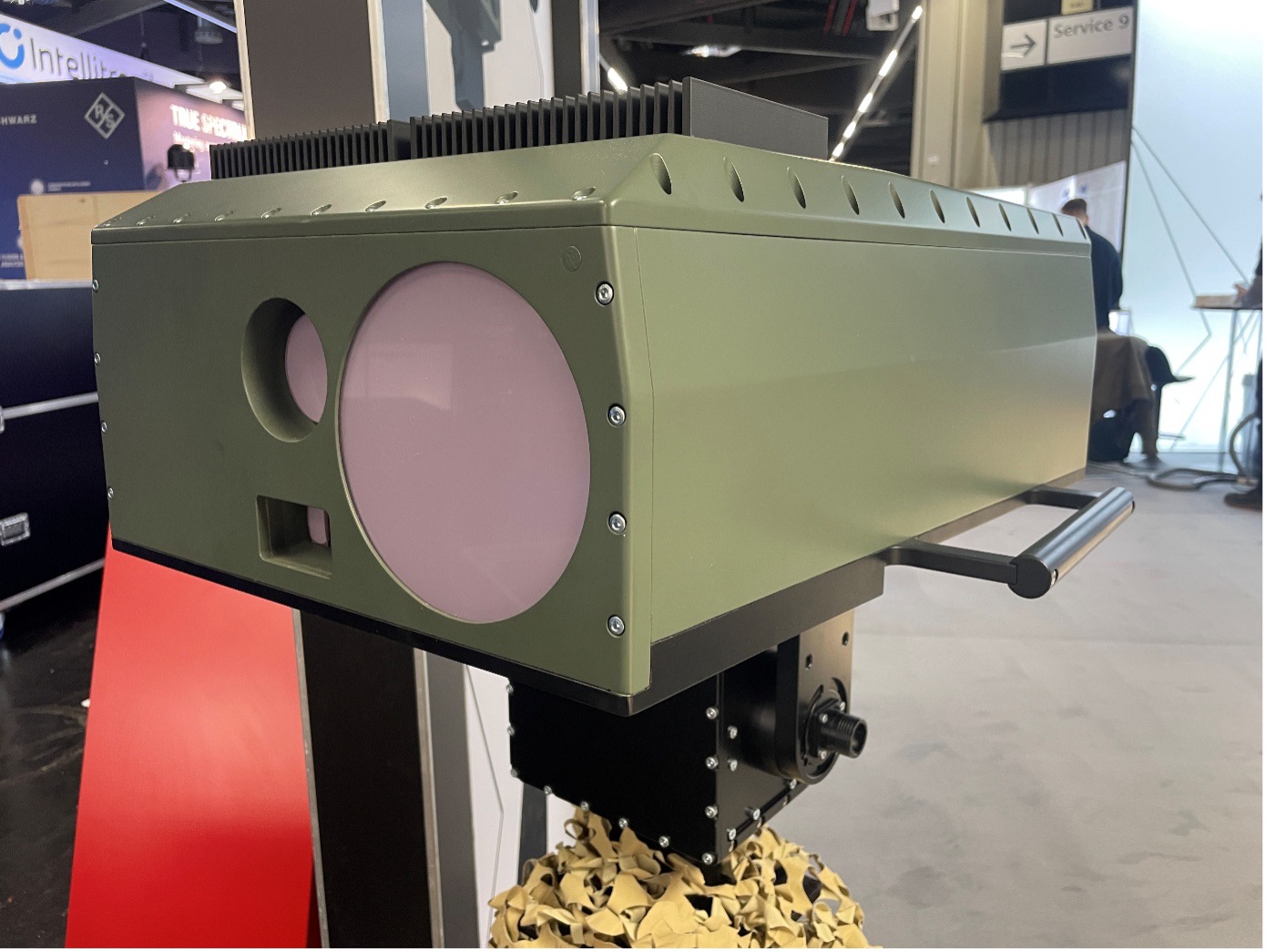 Das landgestützte Lasersystem MILOS-D. (Foto- AF)