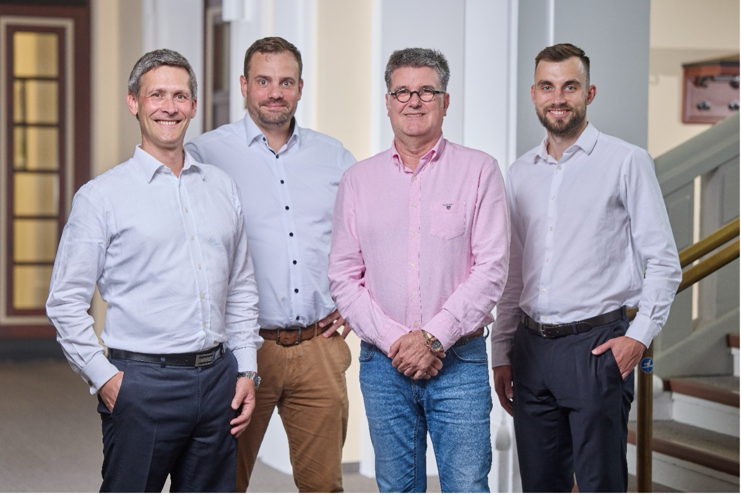 Das neue vierköpfigen Managementteam von MSM Walsrode- Tomáš Kaisr (CEO), Christian Fauska (COO), André Popp (CCO) und David Pergl (CFO)