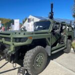 Auf den DALO Industry Days - Das taktische Fahrzeug Mammoth vom niederländischen Hersteller Defenture B.V.. Diese 9-Tonnen-Plattform ist auch die Grundlage für das AGF2 des deutschen Kommando Spezialkräfte (KSK)