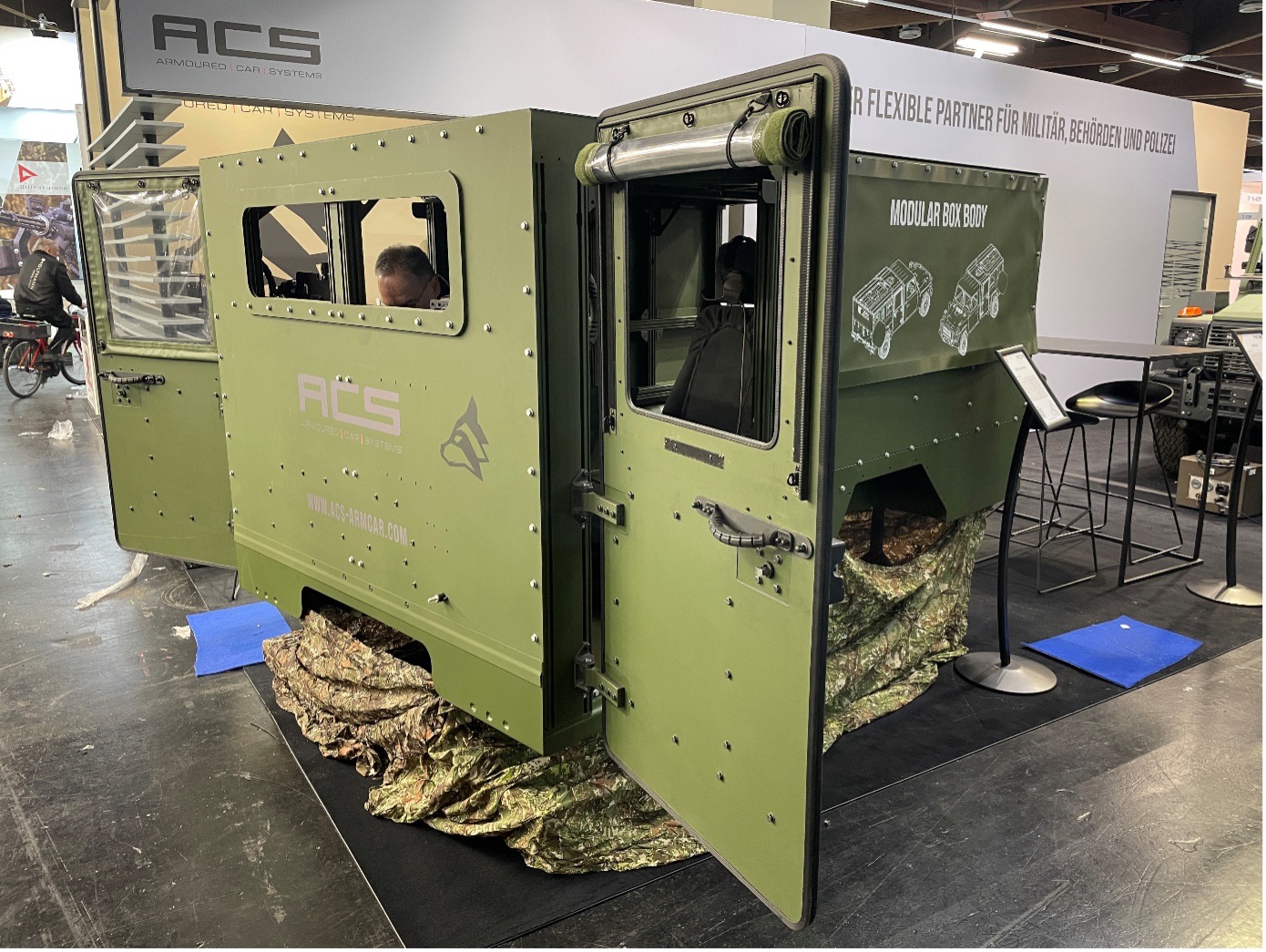 Der ENOK MBB (Modular Box Body) Aufbau auf der Enforce Tac 2025. (Foto- AF)