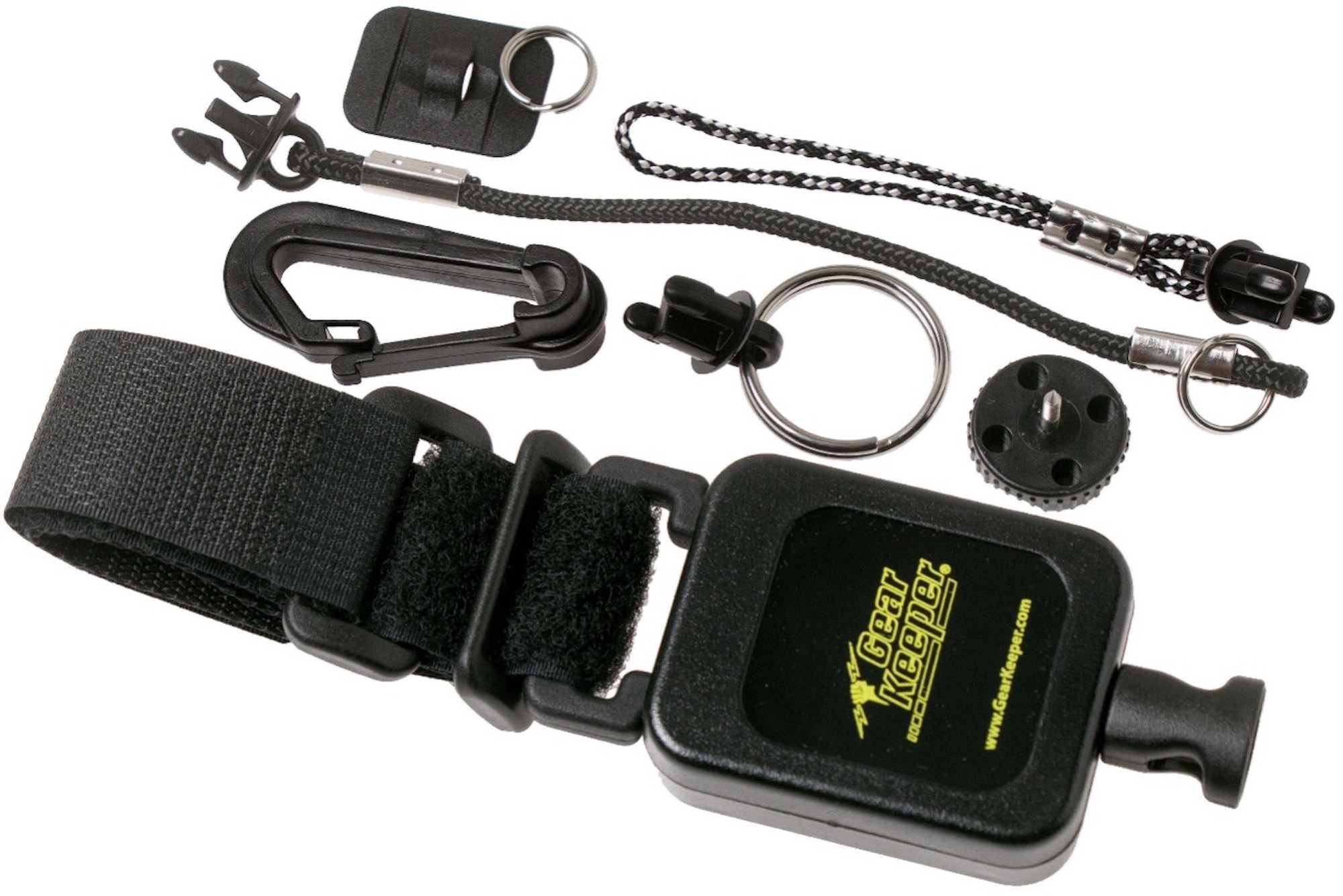Der Gear Keeper Deluxe Retractor bietet sehr viele Optionen zur Befestigung der Ausrüstung. (Foto- GearKeeper)