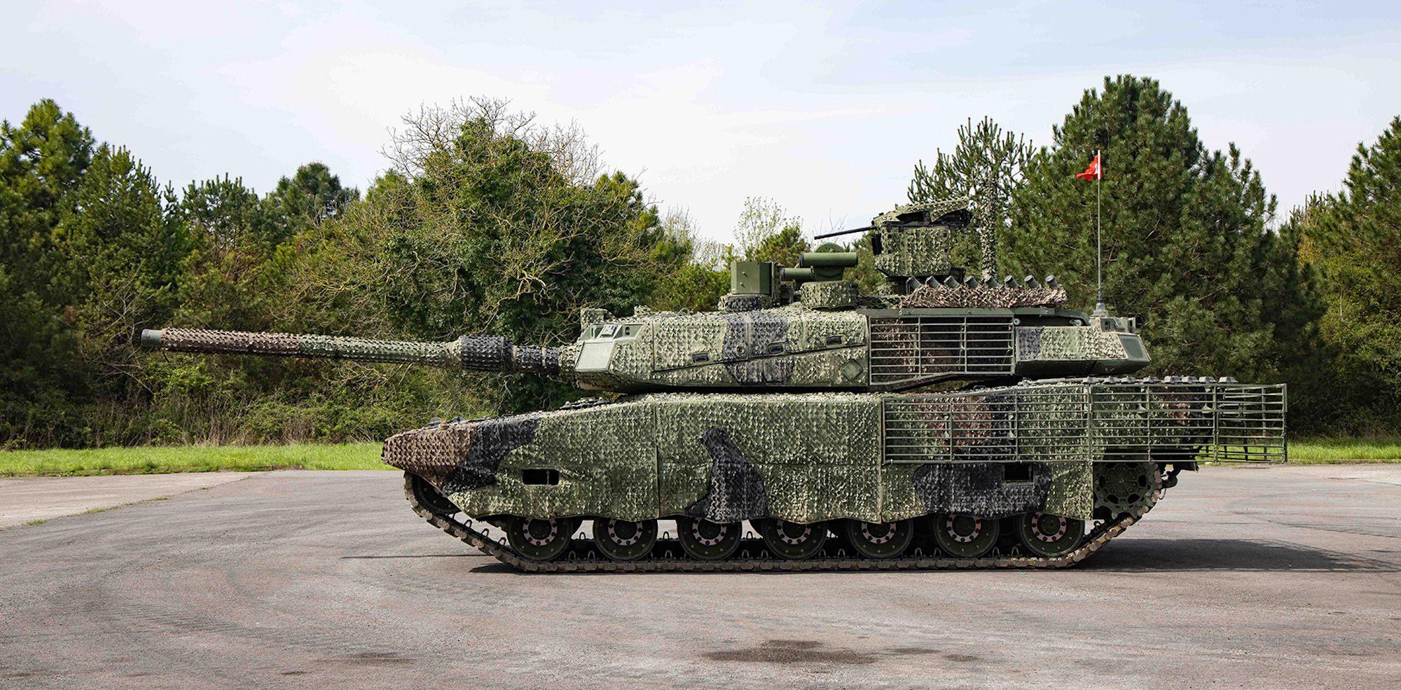 Der türkische Kampfpanzer Altay von BMC im Profil