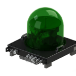 Die MPT30Ka Deployable SatCom-Version mit Antenne im Radome, der Stromversorgungseinheit und dem Modem (unten).