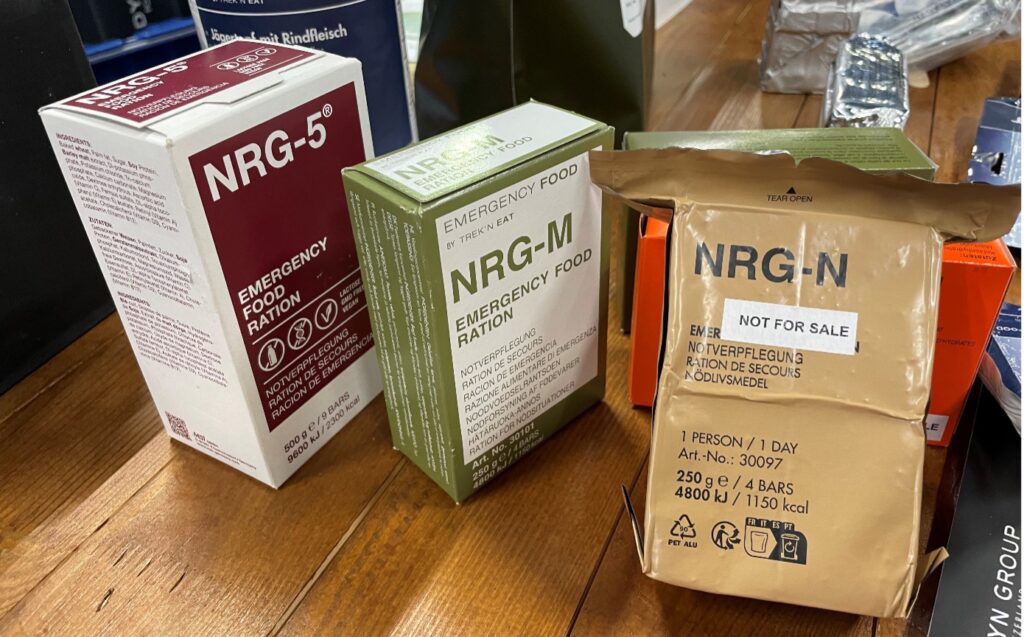 Die Notverpflegung NRG-N von Katadyn ist für NATO-Soldaten gedacht
