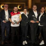 Invictus Germany Award – Die Preisträger v.l.n.r: Cedric Witczak, Dominic Reid, Andre Knaust (stellvertretend für Stefan Huss), Dr. Gesine Krüger, Stefan Wüsthoff, Natascha Wüsthoff, Ralf Schoolmann.