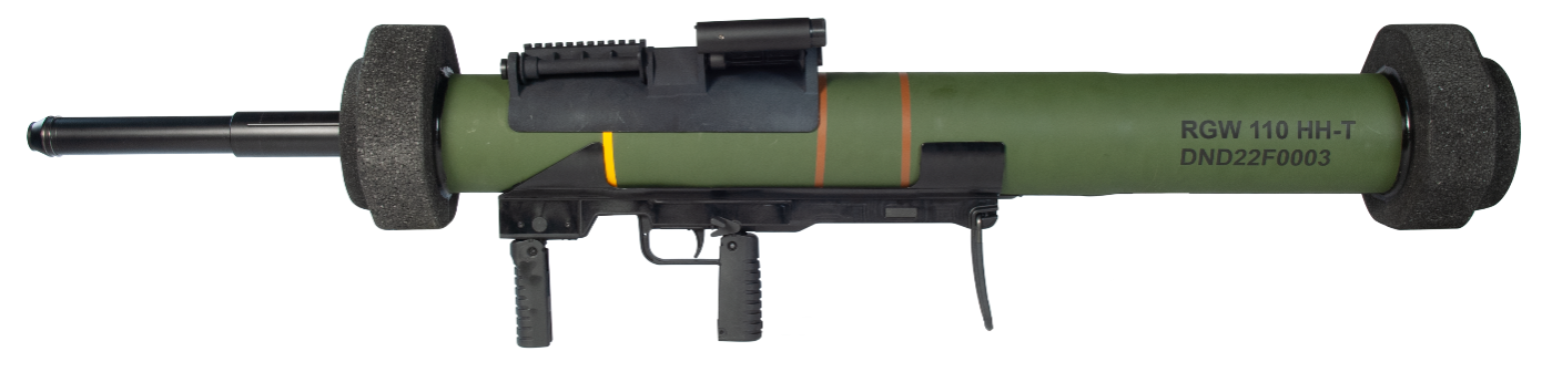 Die RGW110 HH-T mit der Standard-Optik und dem ausgezogenen Stachel. (Foto- DND)