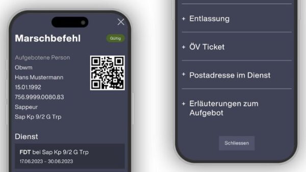 Digitale Einberufung ist in der Schweiz jetzt möglich.