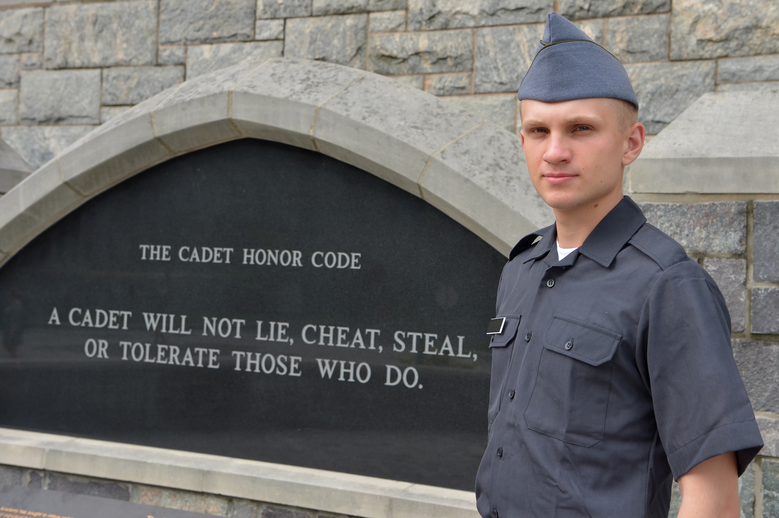 Der deutsche Soldat Jesse L. ist stolz, nun ein Kadett in West Point zu sein. Die Akademie verfügt über einen strengen Ehrenkodex.