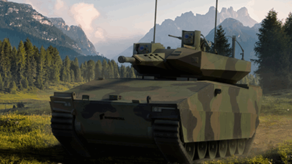 Ausstattung: Entwurf des Lynx XM30. (Grafik- Rheinmetall)