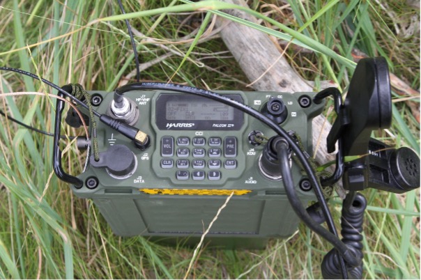 Falcon III AN:PRC-160(V) Wideband HF:VHF Manpack Radio.