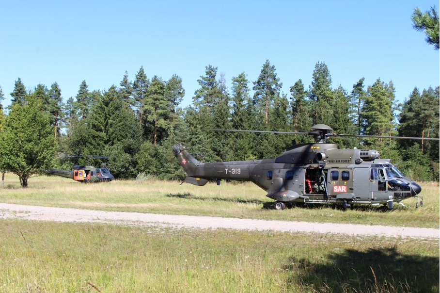 Schweizerisch-Deutsche Übungskooperation: Gemeinsame Search & Rescue-Übung mit Hubschraubern der Bundeswehr, der Schweiz und auch Österreich beteiligt sich. Hier im Jahre 2016. (Foto- AF)