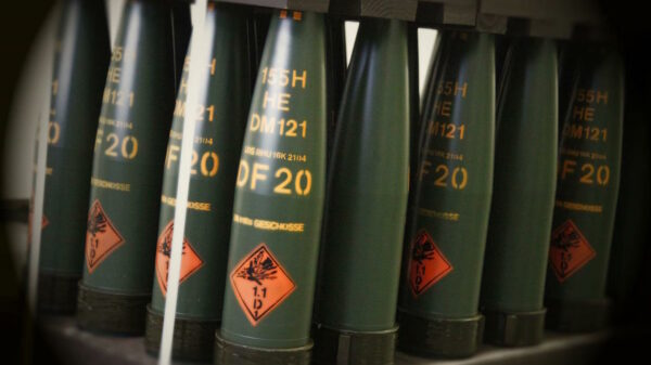 Munition Großauftrag für Rheinmetall-wieder ein NATO-Kunde, der Artilleriemunition bestellt.