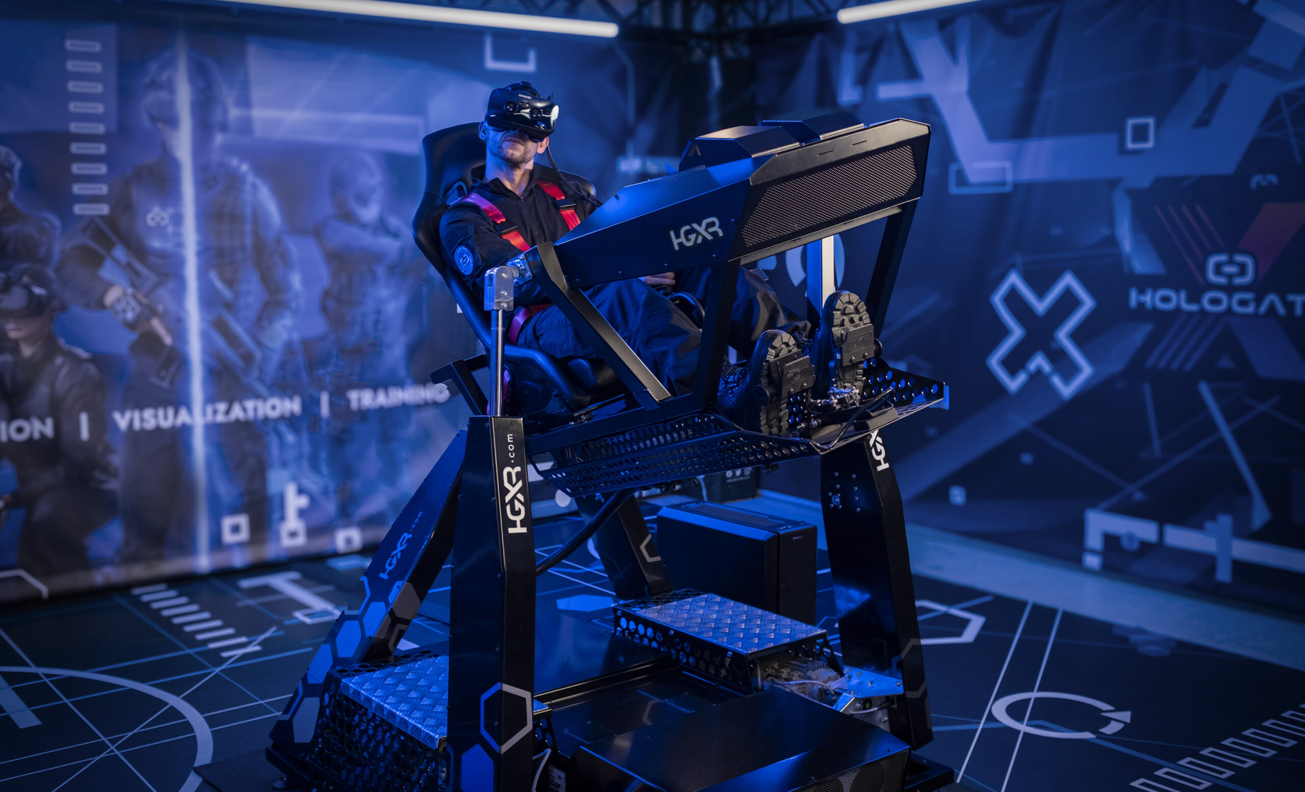 XR-Simulation: Der Motionsimulator HGXR SIM von Hologate.