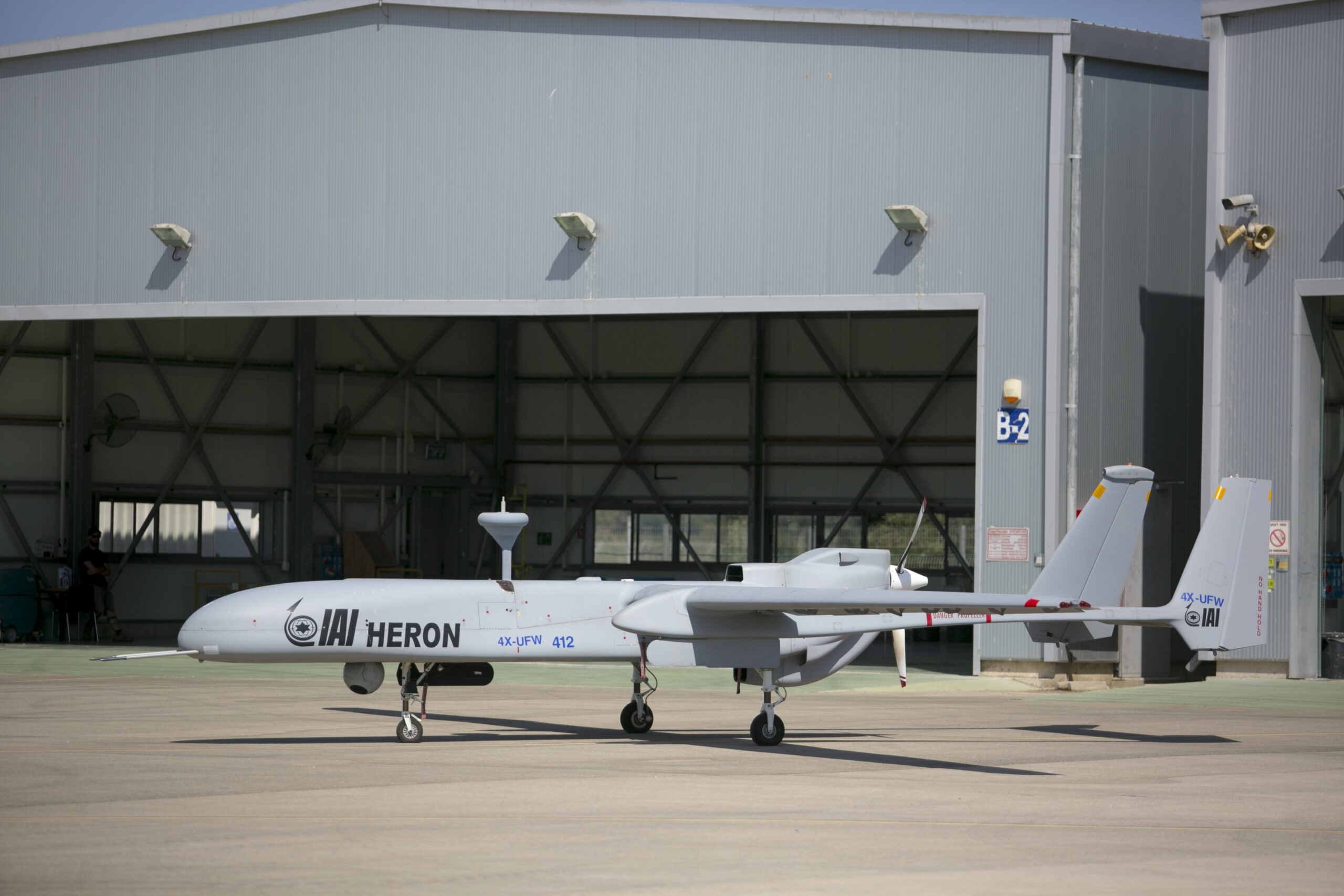 Die Heron MK2 von IAI.