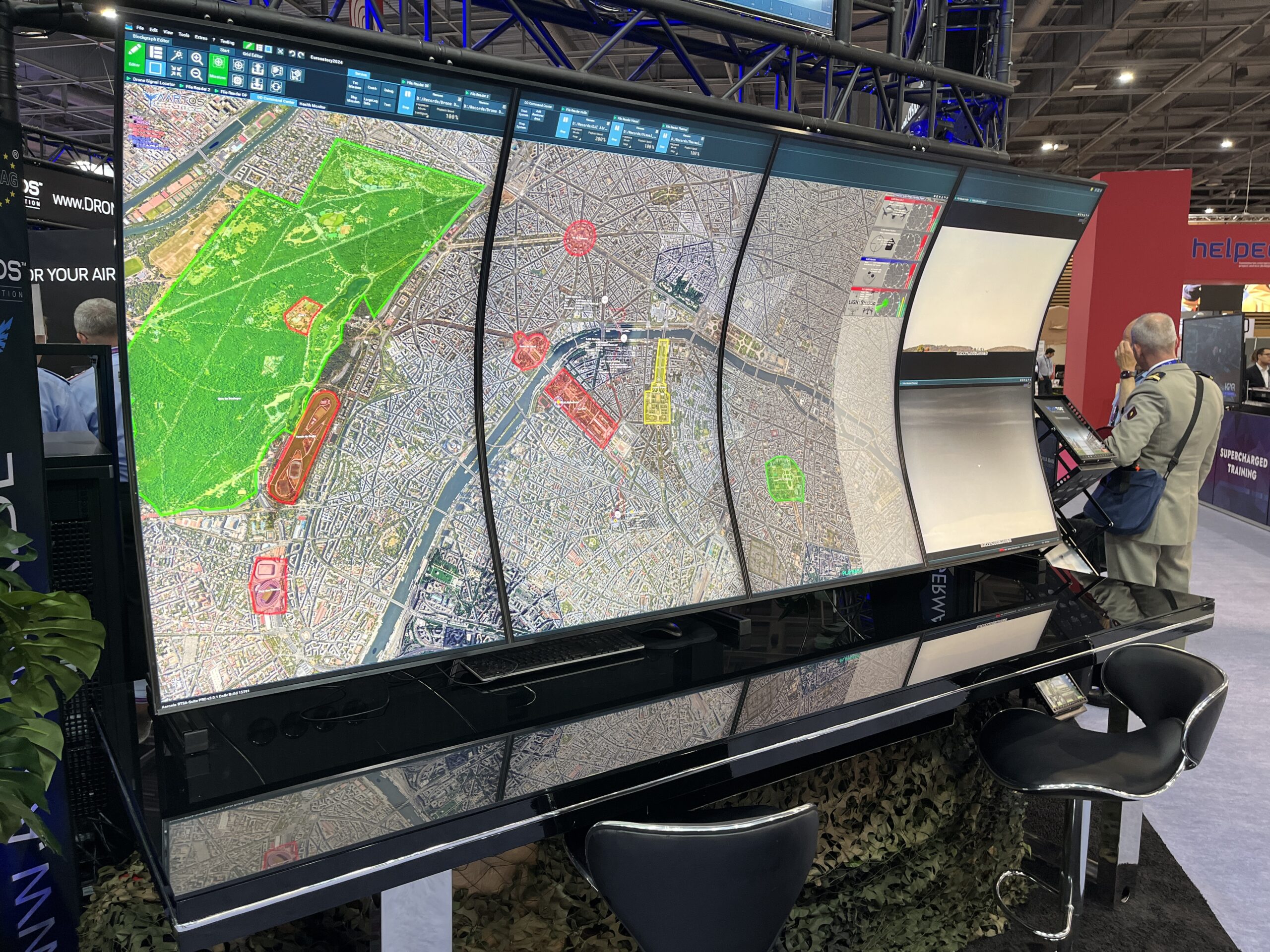 Eindrücke vom AARONIA C-UAV System.
