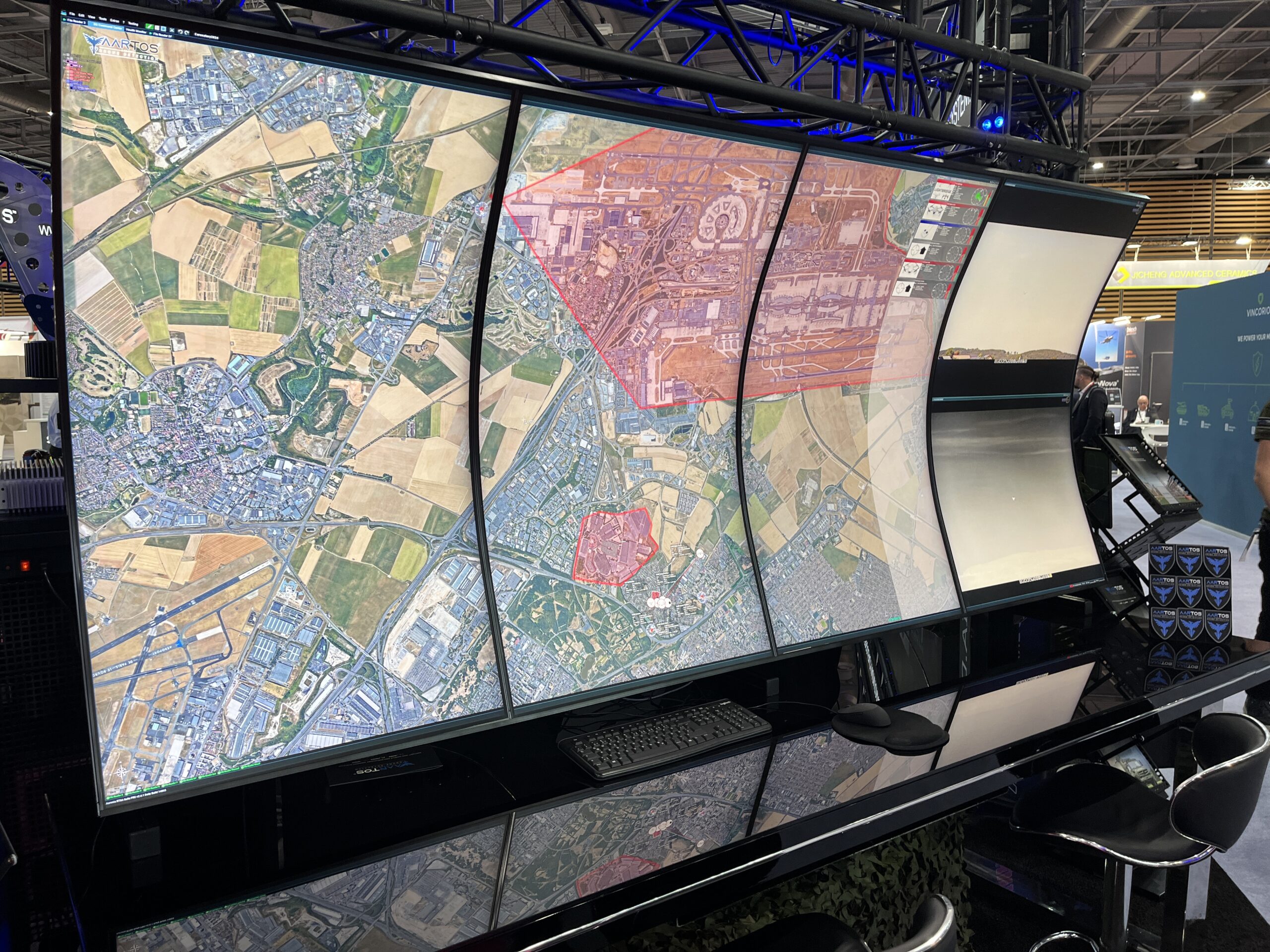 Eindrücke vom AARONIA C-UAV System.