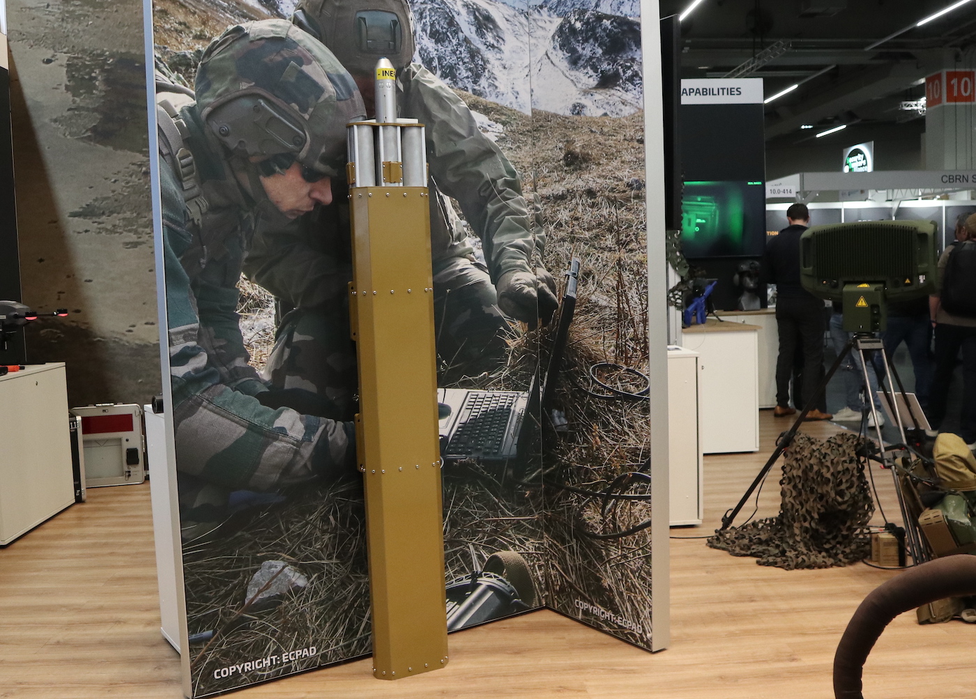 Der 70 mm-Raketenwerfer, hier als Fünffachwerfer. (Foto- AF)