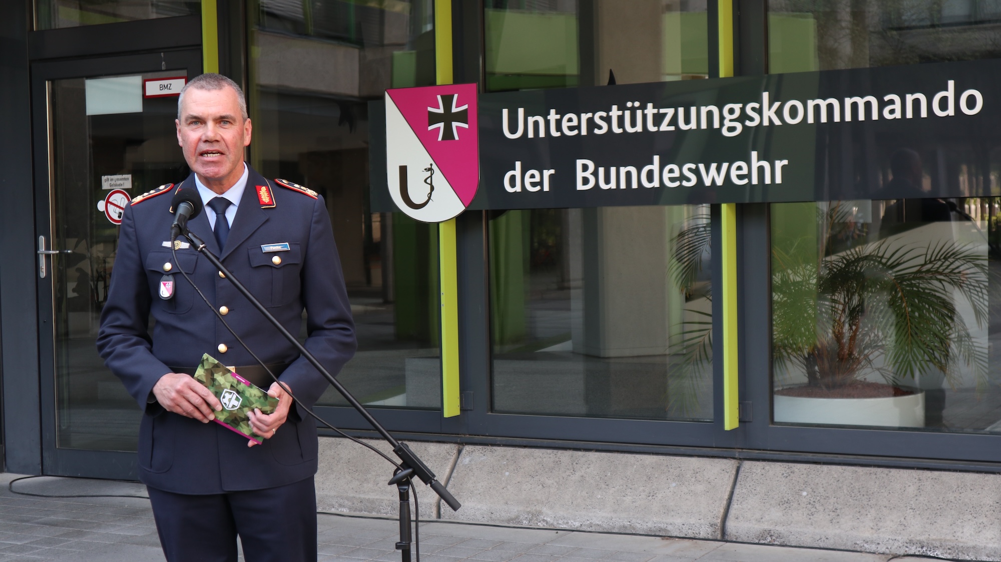 Der erste Befehlshaber des neuen Unterstützungskommandos der Bundeswehr, Generalleutnant Gerald Funke.