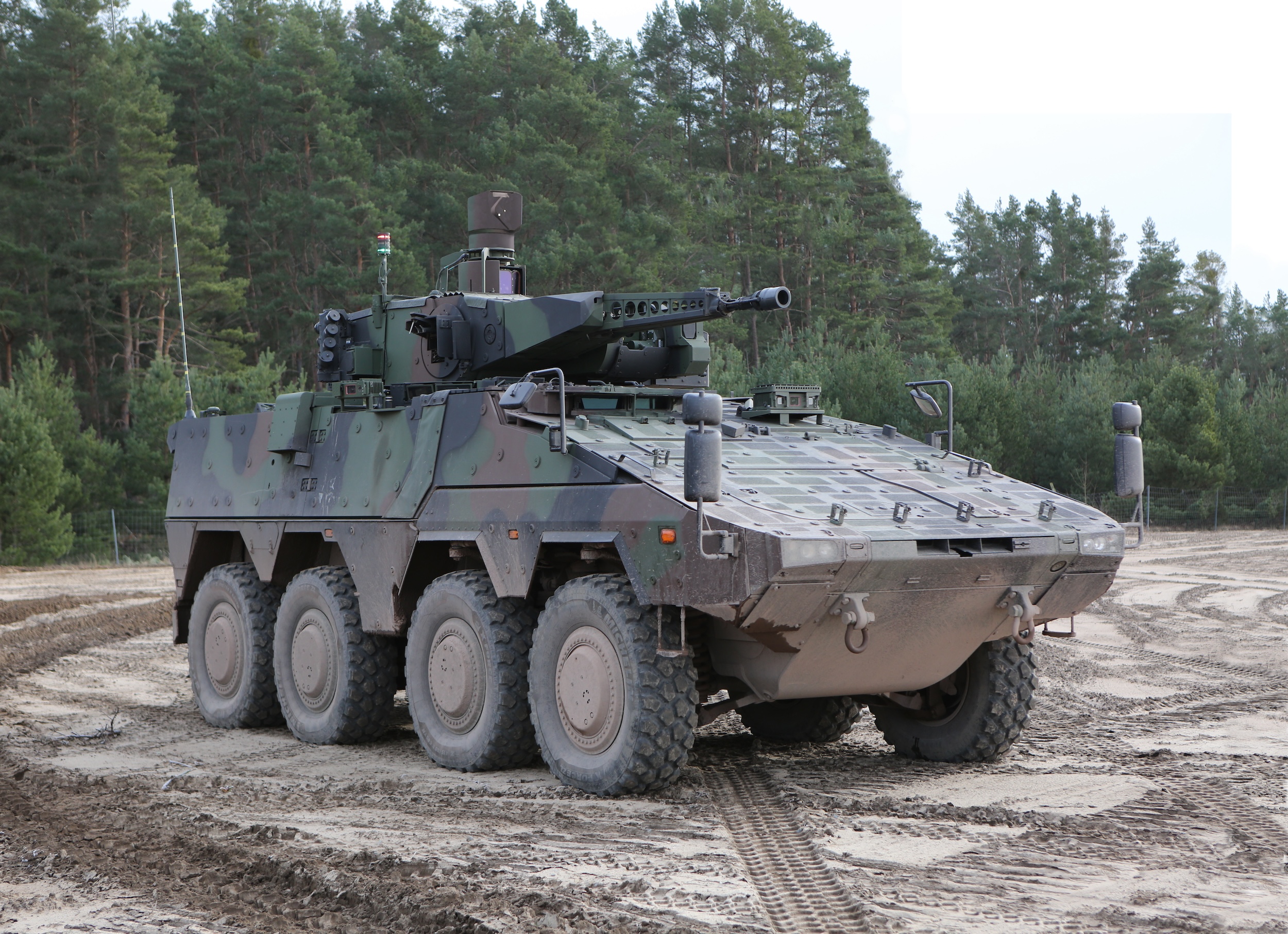 In der Erprobung durch den Hersteller war der PuBo ebenso präzise wie der Schützenpanzer Puma.