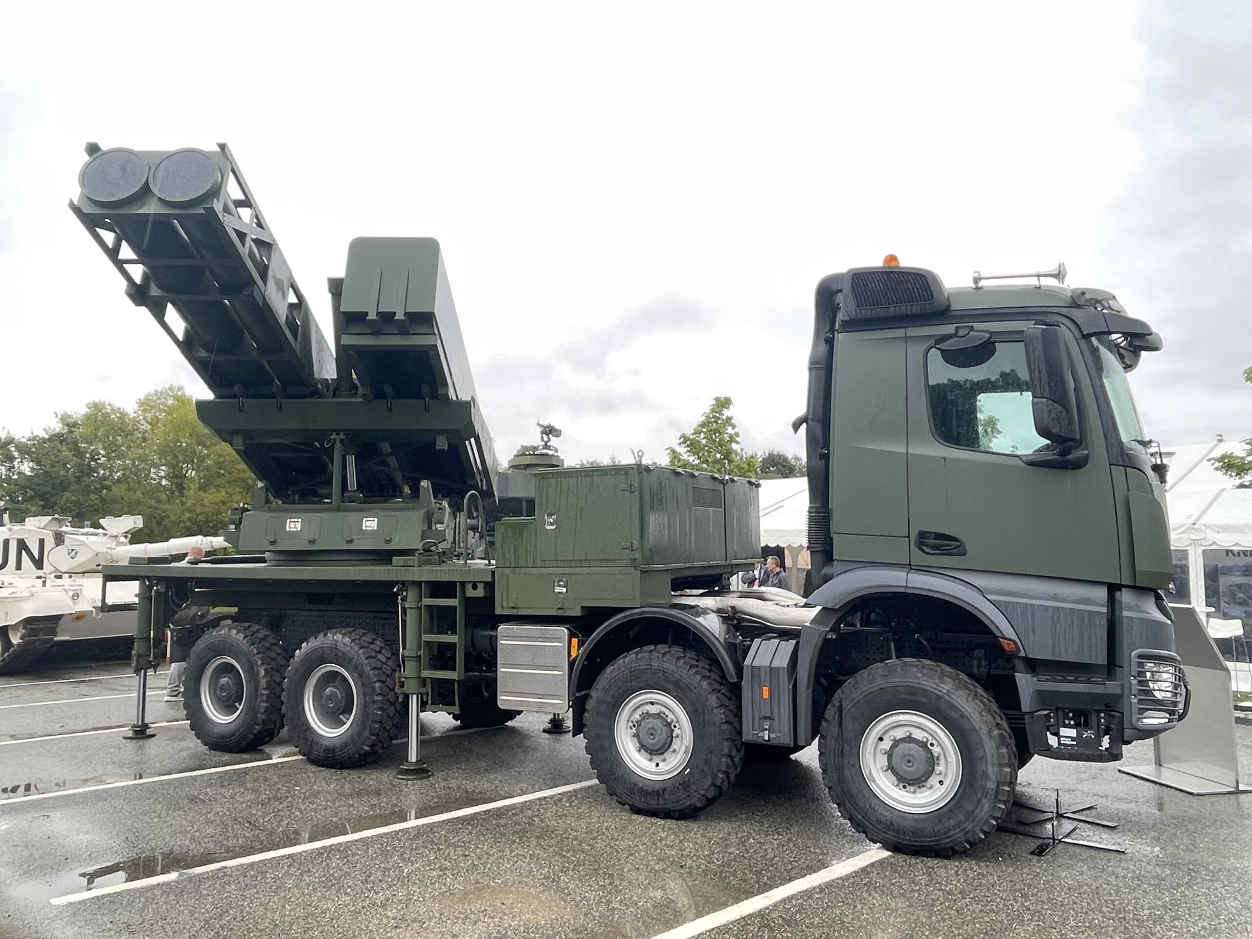 Mehrfachraketenwerfer PULS von Elbit Systems.