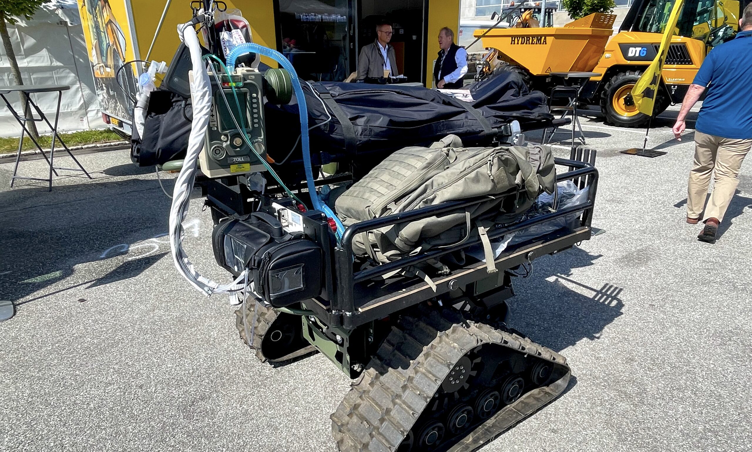 Das Ziesel UGV als Multifunktionsplattform auf der DALO in Dänemark.