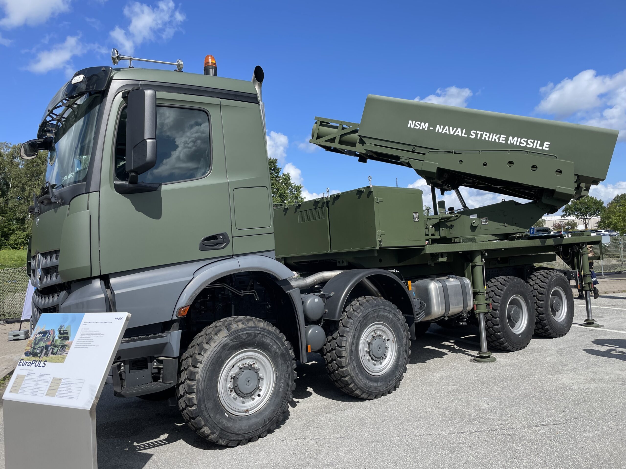 Mehrfachraketenwerfer PULS von Elbit Systems.