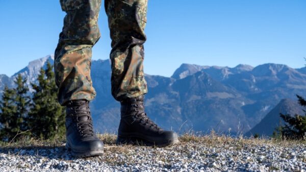 Im Gebirge musste sich der EXTRAGUARD-Kampfstiefel Nässe, Schnee, Kälte und Geröll stellen. (Foto- SaSch)