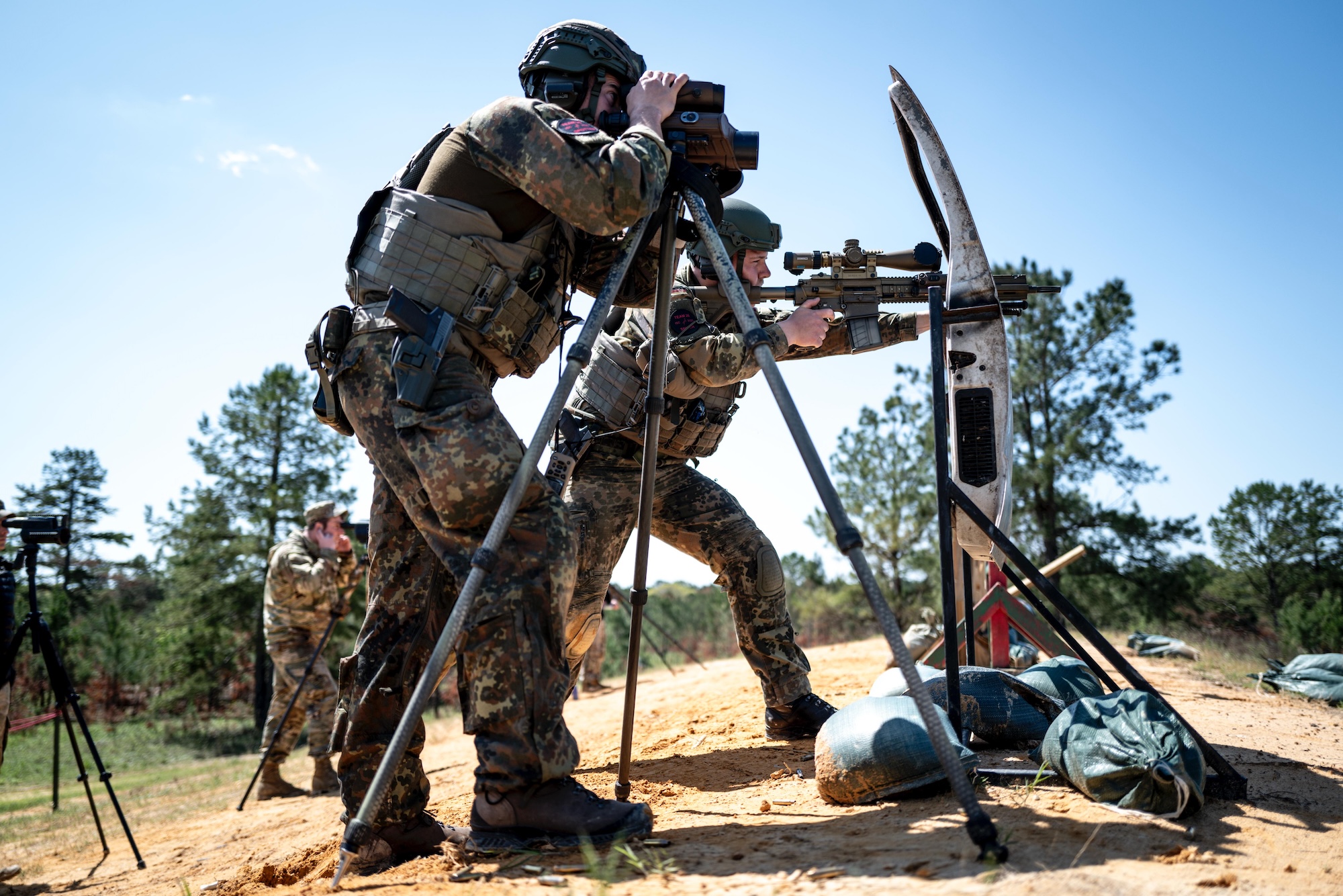 Überwiegend US-Teams kämpften um den Titel Titel Best Sniper Team, aber auch Schützen aus Brasilien, Südkorea, Schweden und den Niederlanden.
