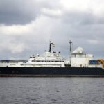 Jantar, Aufklärungsschiff der Nordflotte der russischen Marine, gebaut 2010–2015.
