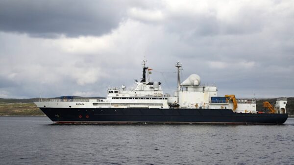 Jantar, Aufklärungsschiff der Nordflotte der russischen Marine, gebaut 2010–2015.