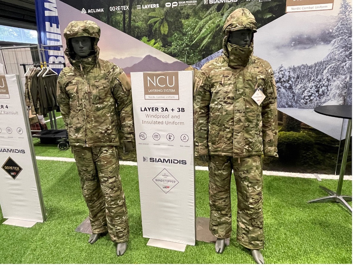 Kälteschutz-Lagen 3A und 3B unter Nutzung der Gore Windstopper-Technologie. Hersteller dieser Lagen ist Siamidis. Hier im dänischen Tarnmuster. (Foto- AF)