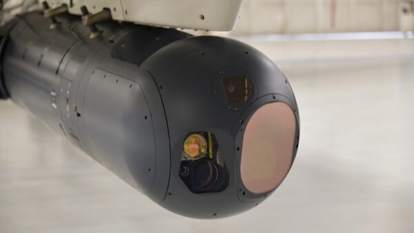 LITENING-Zielbeleuchtungsbehälter. (Foto: Northrop Grumman)