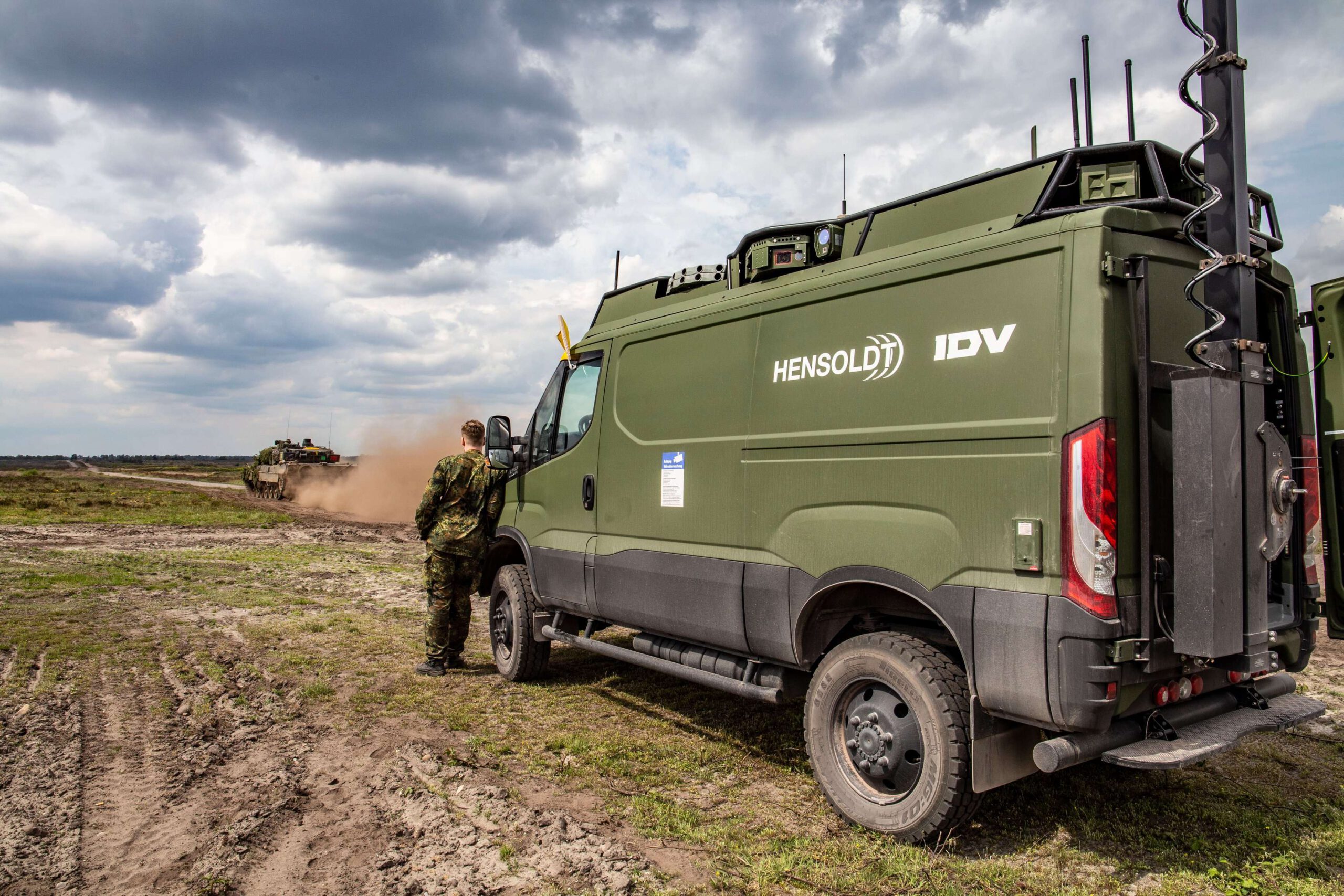 Das Technologie-Demonstrationsfahrzeug „MUV” bei der Demonstration im GÜZ.