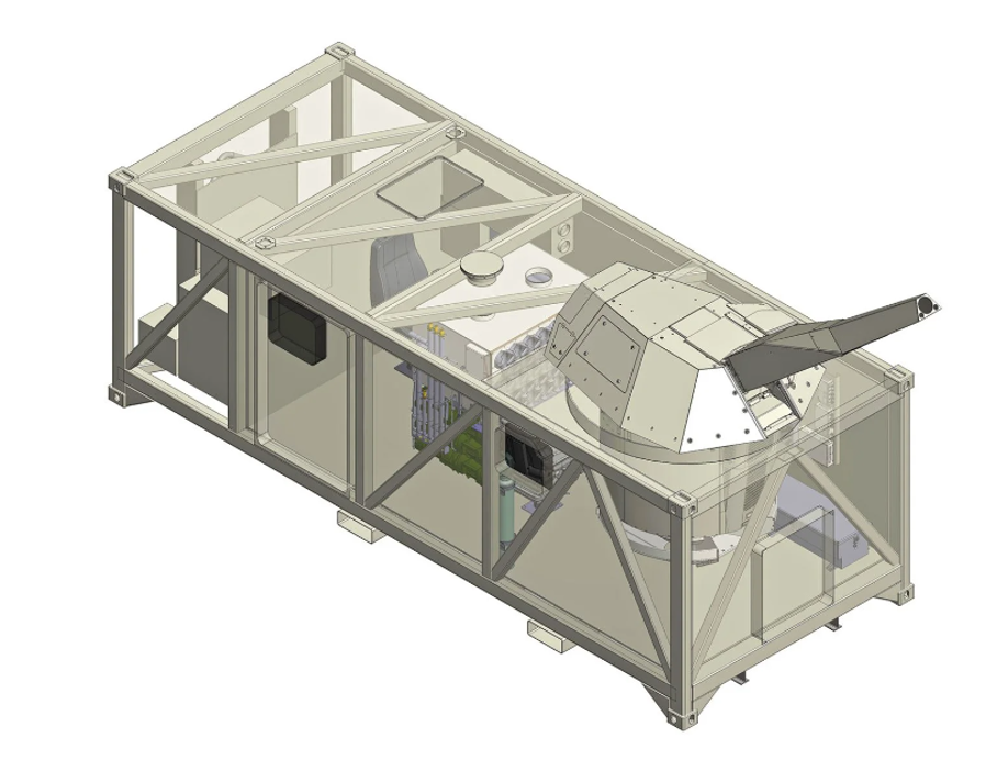Patria NEMO als Containerlösung. (Grafik- Patria)