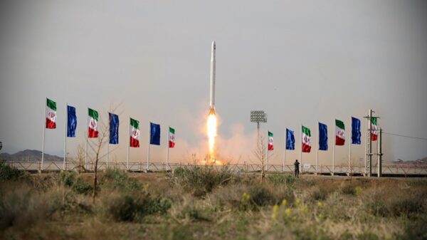Erster Start einer Ghased am 22. April 2020. Das entsprechende Programm kann sowohl der Entwicklung von Satellitenkapazitäten als auch von Interkontinentalraketen für Nuklearwaffen dienen.