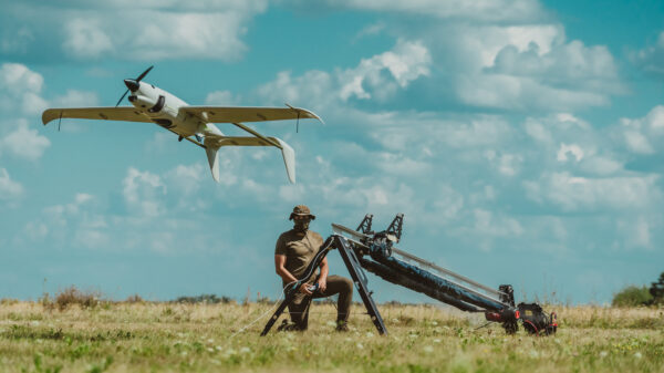 25 Minuten dauert es, bis die Raybird von Skyeton aus dem Kastenwagen entladen, und via Katapult auf ihre Mission geschickt werden kann.