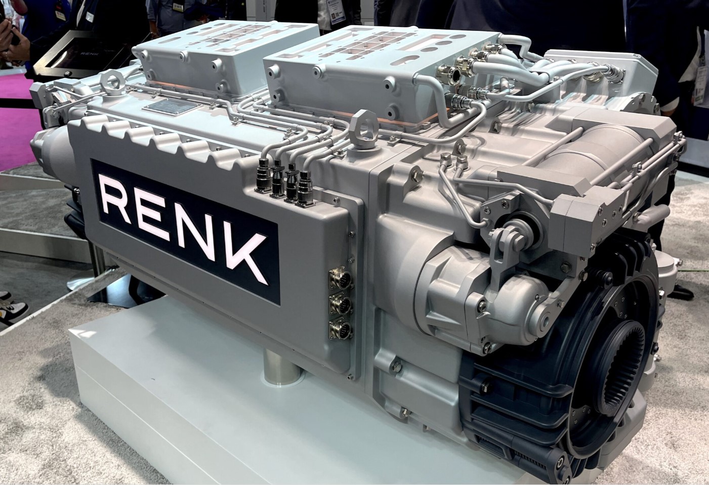 So sieht die Zukunft bei Renk aus, das ATREX Hybridantriebssystem. (Foto: AF)