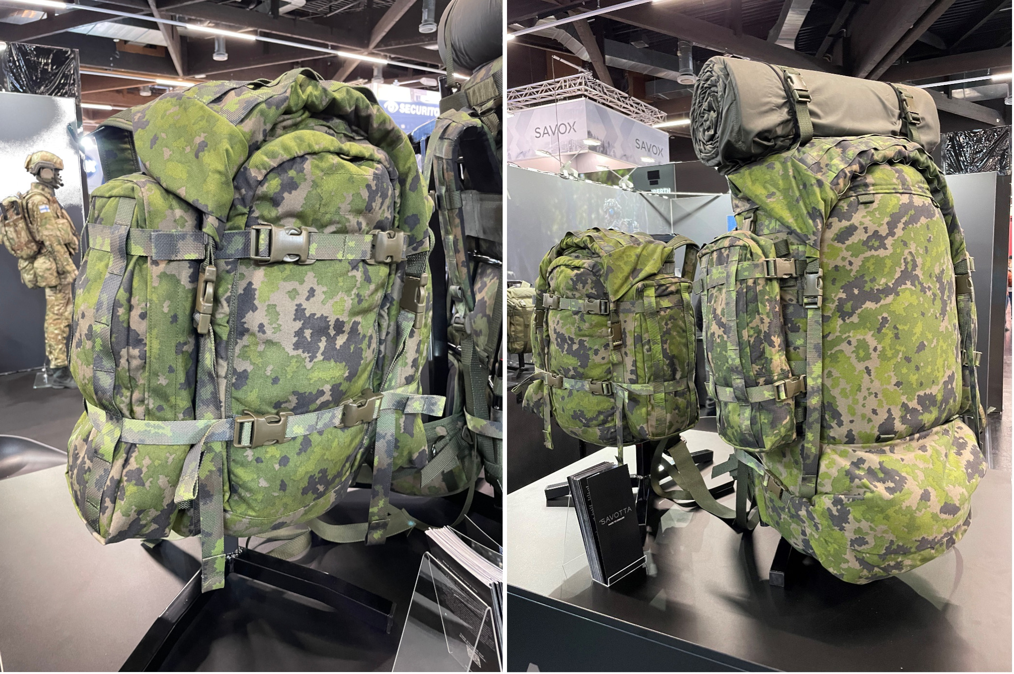 Rucksacksystem für längere Einsätze, so wie es von den Spezialkräften aktuell genutzt wird.